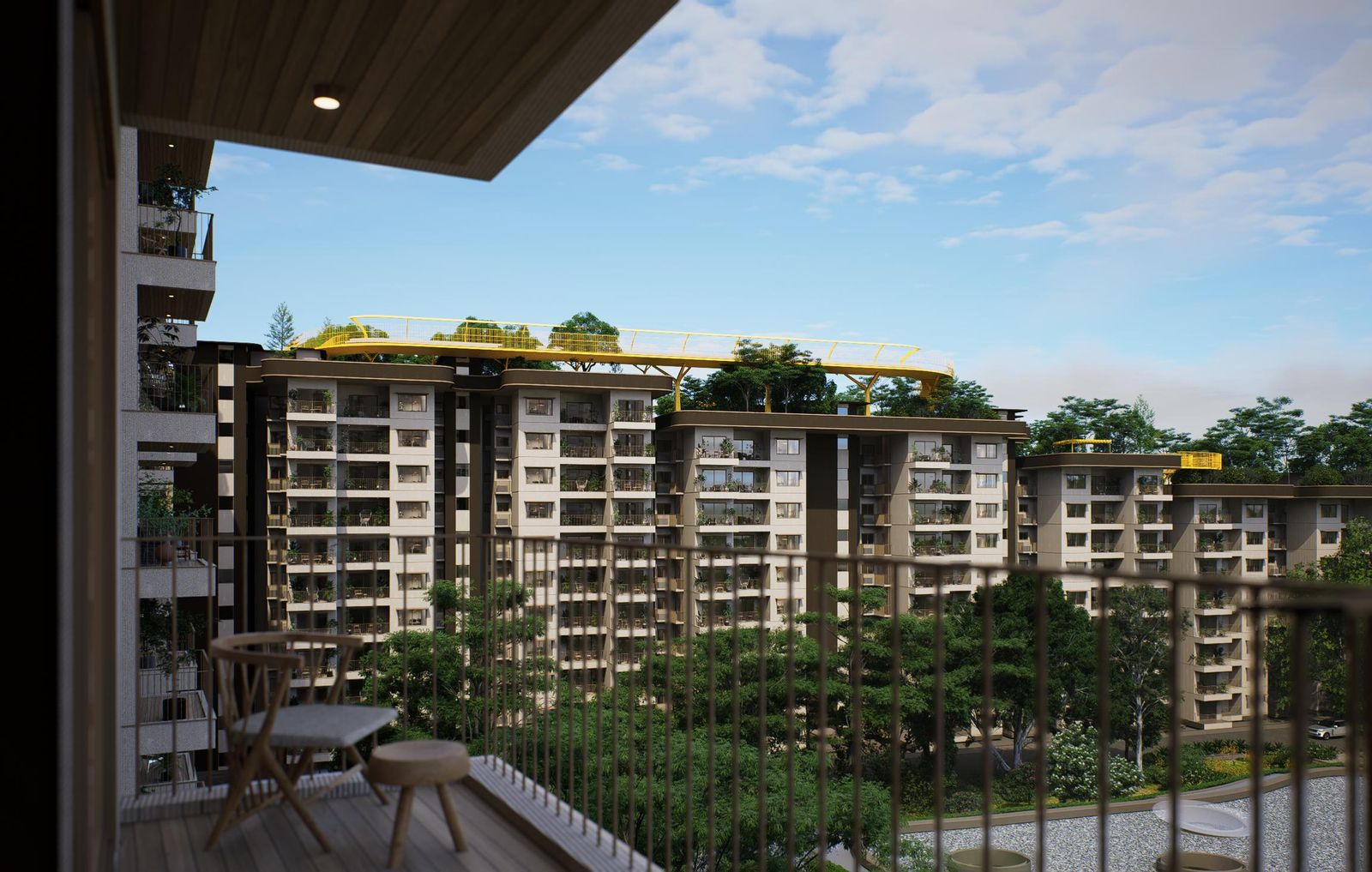 The towers above the forest